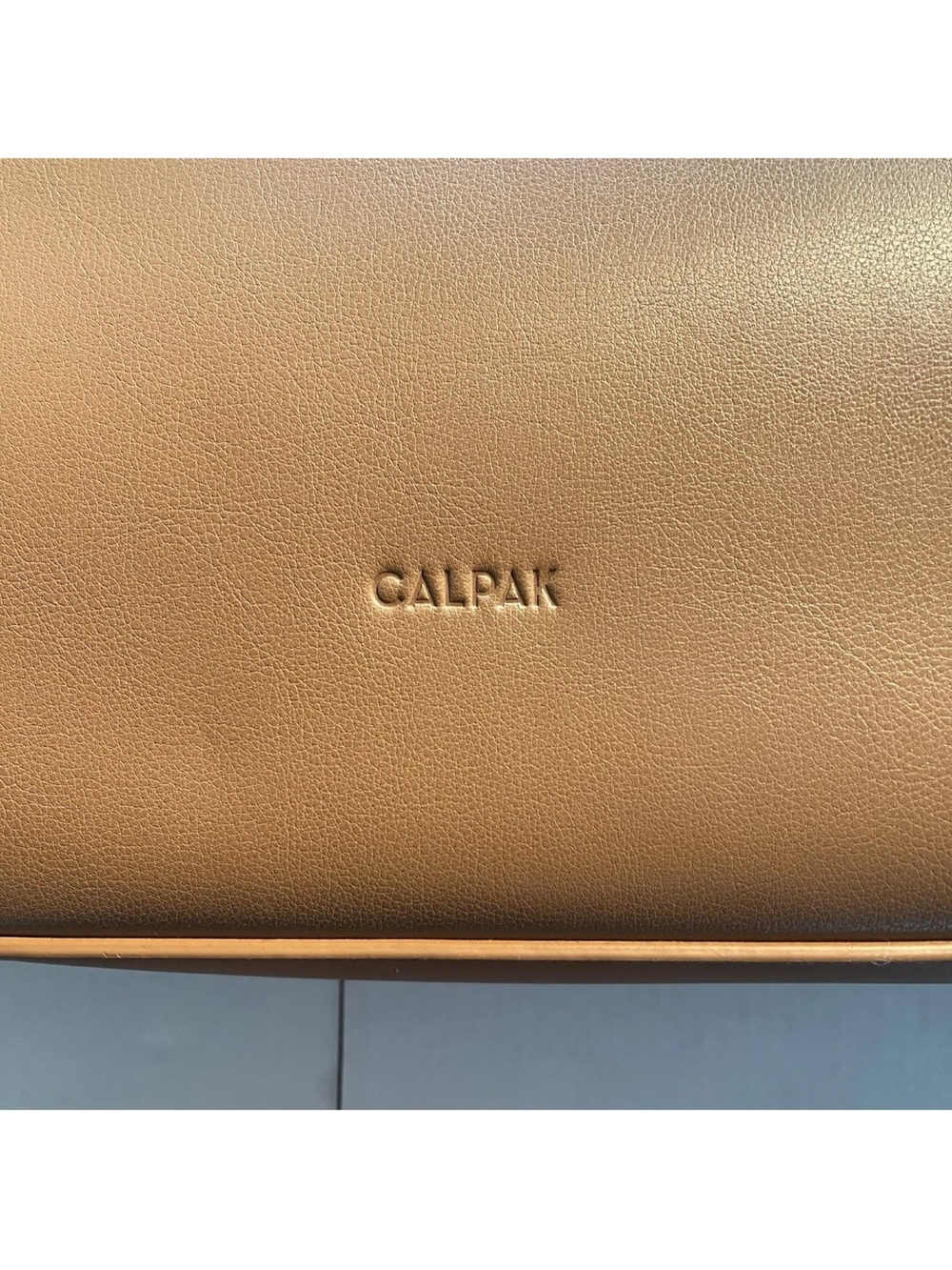CALPAK Haven 16" Laptop
Computer Tote Shoulder Bag - Toffee Beige Tan NWOT - Picture 6 of 16